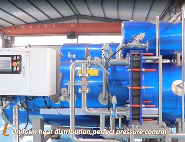 眾工全自動噴淋殺菌鍋