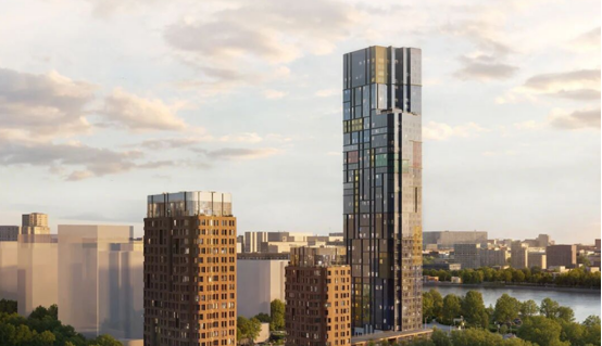 莫斯科河畔地標(biāo)住宅亮相！快意高速梯出海，為43層超高層定制垂直出行